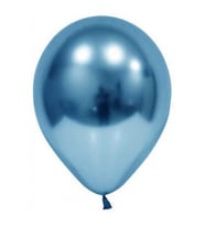 BALON KROM PARLAK 5 İNC MAVİ PK:100-