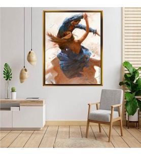 Altın  Çerçeveli tablo ss1291