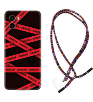 Vivo Y15S Y32 Y33S Y51 Y53S Kılıf Boyun Asklı Rasta Silikon Danger 1372