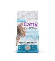 Catty Marsilya Sabun Kokulu Kedi Kumu 10 Lt (Beyaz)