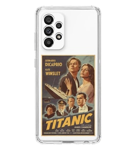 Samsung Galaxy A52 Uyumlu Titanic Tasarımlı Şeffaf Telefon Kılıfı