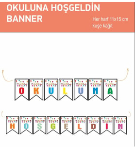 Okuluna Hoşgeldin Banner