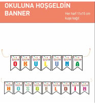 Okuluna Hoşgeldin Banner