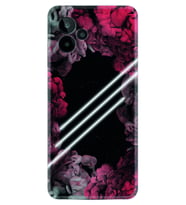 General Mobile GM 24 Pro Kılıf Silikon Desen Özel Seri Flowers Line 1732