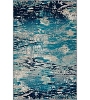 Eliana Home Baskılı, Yıkanabilir Kaymaz Taban Salon Halısı LNA1799 100x150 cm (Yeşil)