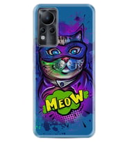 INFINIX Note 11 Pro Note 10 Hot 9 Play Kılıf Desemli Silikon Super Meow 1715