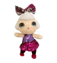 lol pelüş bebek sevimli lol peluş oyuncak 30CM (Mor)