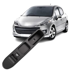 PEUGEOT 207 SAĞ TEKLİ ÇERÇEVELİ CAM DÜĞMESİ ANAHTARI 2006--2012