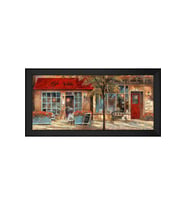 Manzara Temalı Kanvas Tablo 80 x 110 cm Siyah Çerçeve