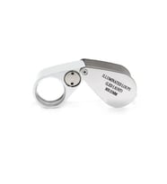 Kontrol Için Özel Kutulu Metal Işıklı Lup 30X21
