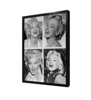 Beyaz Gecelikle Marilyn Monroe Çerçeveli Mdf Tablo
