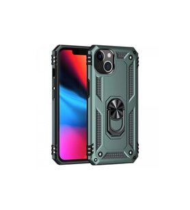 İphone 13 Kılıf Sofya Yüzüklü Kapak - Yeşil