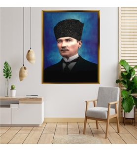 ÇERÇEVELİ ATATÜRK TABLO S762