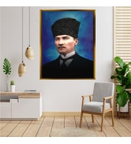 ÇERÇEVELİ ATATÜRK TABLO S762