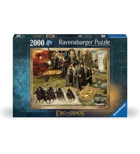 Ravensburger 169276 2000 Parçalı Puzzle Lotr Yüzük Kardeşliği, Renkli (Krem)