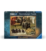 Ravensburger 169276 2000 Parçalı Puzzle Lotr Yüzük Kardeşliği, Renkli (Krem)
