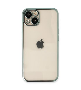 Iphone 14 Kılıf Razer Lensli Silikon - Yeşil