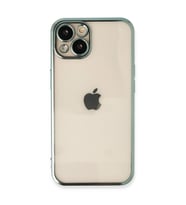 Iphone 14 Kılıf Razer Lensli Silikon - Yeşil