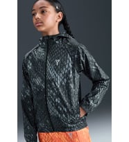 Nike Kid's Kobe Lightweight Woven Water-Repellent Jacket Dark Green Unisex Çocuk Kapüşonlu Hafif Dokuma Suitici Ceket Koyu Yeşil