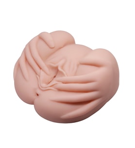 Pretty Love Çift Titreşimli Realistik Suni Vajina Anüs Mastürbatör