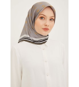 90 X 90  İPEK EŞARP 8959D (SURA) (NOSTALJİ)