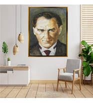 ÇERÇEVELİ ATATÜRK TABLO S64