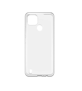Realme C21 Kılıf Şeffaf Silikon Hibrit Case (Renksiz)