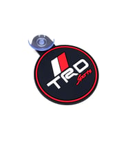 TRD Sport Yazılı Dekor Silikon Vantuzlu Cam Süsü 7.5cm