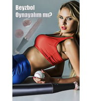 Do it Love - Beyzbol Sopası Görünümlü Realistik Titreşimli İleri Geri Fonksiyonlu Vibratör Dildo - Gizli Görünüm