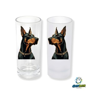 Doberman Buzlu / Buzsuz Seçenekli Rakı Bardağı – 1 Adet Şık Sunum Bardağı 0277