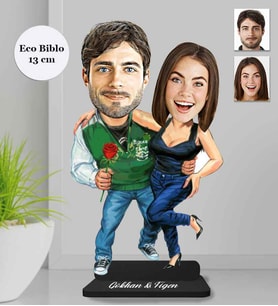 Kişiye Özel Sevgili Ahşap Eco Biblo -42