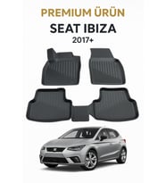 Seat İbiza 2017+ Uyumlu 3D Oto Paspas Premium