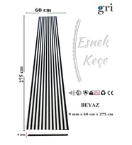 AHŞAP AKUSTİK LAMBİRİ PANEL (Düz Beyaz)