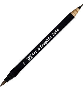 Zig Art & Graphic Twin Marker Çizim Kalemi 75 Bistre 