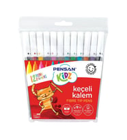 Pensan Kidz Keçeli Boya Kalemi 12 Renk 