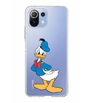 Xiaomi Mi 11 Lite Uyumlu Kapak Donald Duck Tasarımlı Şeffaf Silikon Kılıf