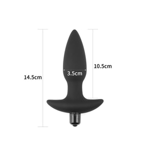 10 Fonksiyonlu anl Vibratör - Silicone Fantasy anl tıkac