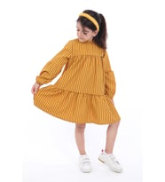 Toontoy Kız Çocuk Elbise (Hardal)