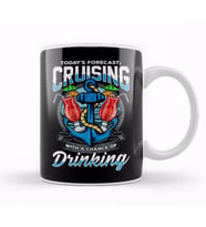 Todays Forecast Cruising With A Chance Of Drinking Kupa Bardak Porselen