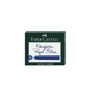 FABER-CASTELL GRİP DOLMA KALEM KARTUŞU MAVİ 6LI (185506)