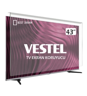 VESTEL 43UA9740 TV EKRAN KORUYUCU - Vestel 43" inç TV Ekran Koruyucu