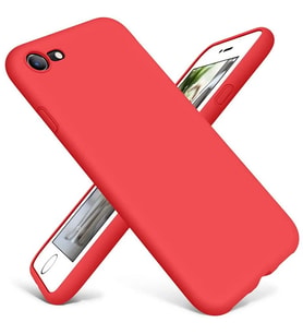 ALLY İPhone SE2 İPhone 8-7 Lansman Kılıf İçi Kadife Soft Silikon Kılıf-(5775 - LOHO1923-347 (Pembe)