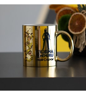İnfaz Koruma Memuru Gold Kupa Bardak 001