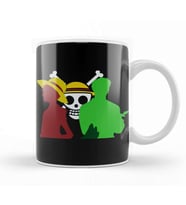 Luffy One Piece Luffy And Zoro Kupa Bardak Porselen