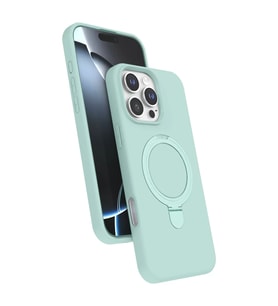 İphone 16 Pro Max Regal Magsafe Standlı Kapak - Su Yeşili