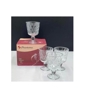 Paşabahçe 440462 Leafy Kadeh 110cc 4 Lü (Şeffaf)