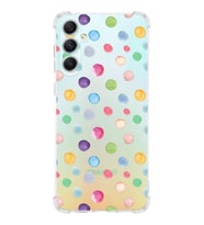 PrintiFy Samsung Galaxy A34 Uyumlu Water Color 6 Baskılı Şeffaf Köşe Korumalı Antişok Kılıf