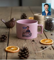Kişiye Özel Karikatürlü Makine Mühendisi Lüks Pastel Fincan Mühendisler Günü Hediyesi