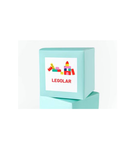 Yapı Oyuncaklar Temalı Etiket Kare Mat Sticker Thank You Serisi 4.5 cm 40 Adet