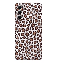 Samsung Galaxy S22 Uyumlu Leopar Desenli Şeffaf Telefon Kılıfı